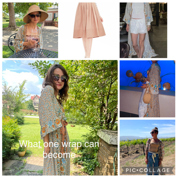 One Wrap, Endless Ways — The Floral Kimono Wrap